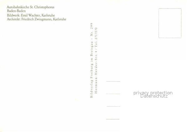 Baden-Baden Autobahnkirche Sankt Christophorus – Bild 2