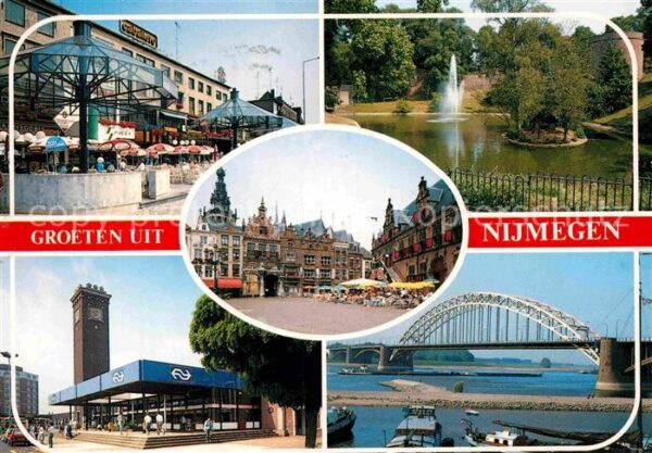 Nijmegen Stadtpark Brücke Marktplatz Bahnhof