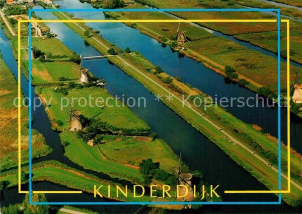 Kinderdijk Fliegeraufnahme