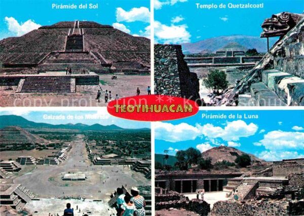 Teotihuacan Paramide del Sol Templo de Quetzalcoatl