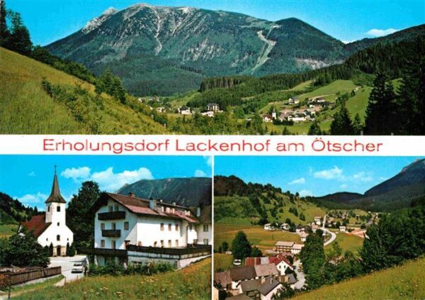 Lackenhof Gaming Kirche Ötscher Teilansicht