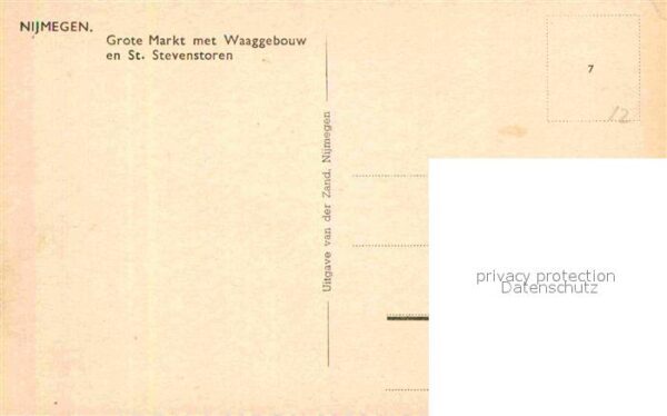 Nijmegen Grote Markt met Waaggebouw – Bild 2