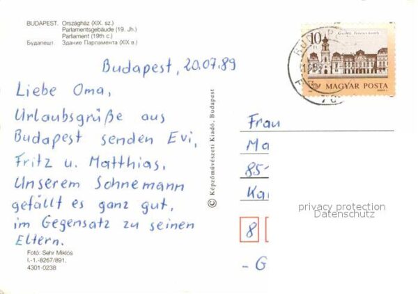 Budapest Parlamentsgebäude – Bild 2