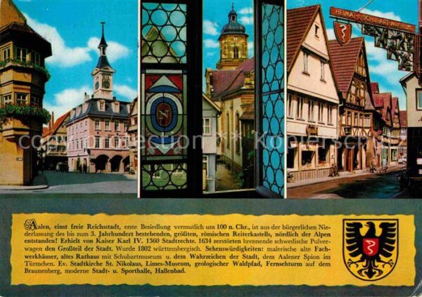 Aalen Rathaus Napoleonfenster Stadtkirche Hir