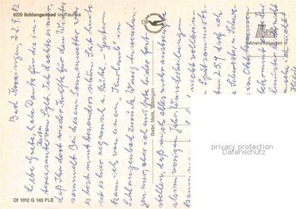 Schlangenbad Taunus Fliegeraufnahme Kirchenpartie – Bild 2