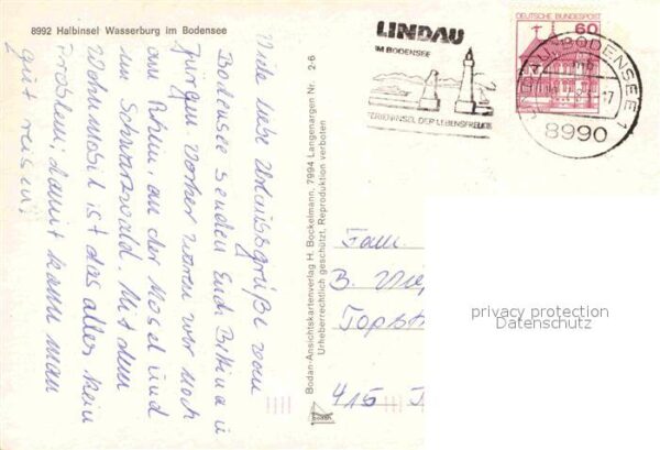 Wasserburg Bodensee Halbinsel Kirchenpartie – Bild 2