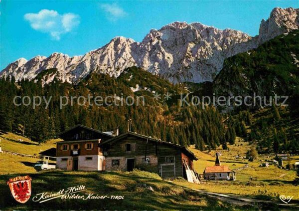 Kufstein Tirol Kaindl-Hütte mit Kaiserlift erreichbar