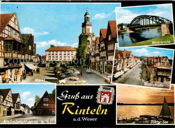 Rinteln Markt Weserbrücke Weserstraße Doktor-Se