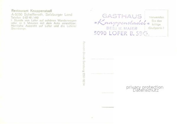 Scheffsnoth Restaurant Knappenstadl – Bild 2