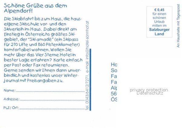 St Johann Pongau Hotel Sonnhof Skigebiet – Bild 2