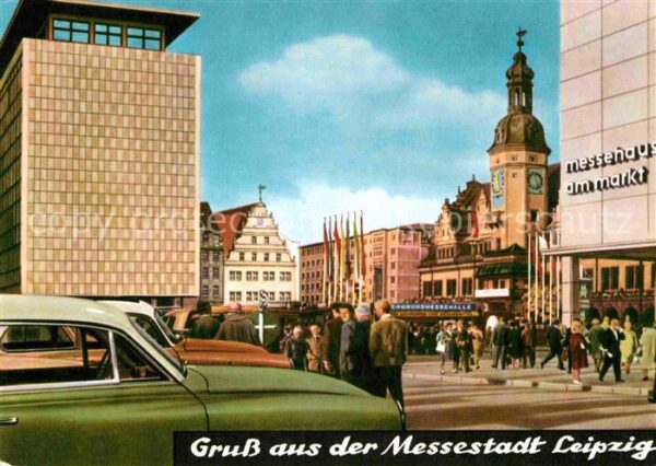 Leipzig Rathaus Neubauten Messehaus am Markt