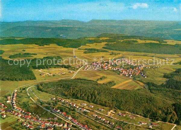 Wuertingen Fliegeraufnahme Bleichstetten Ruinen Ho