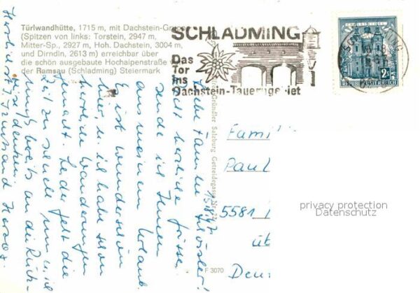 Tuerlwandhuette mit Dachstein-Gruppe – Bild 2