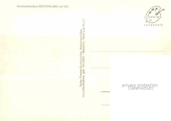 Westerland Sylt Fliegeraufnahme mit Strand – Bild 2