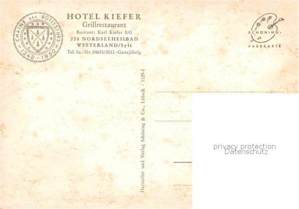 Westerland Sylt Hotel Kiefer Grillrestaurant – Bild 2