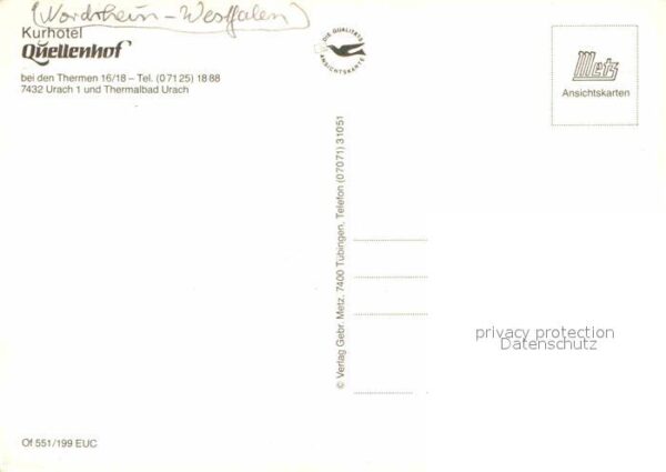 Urach Bad Kurhotel Quellenhof Freibad – Bild 2