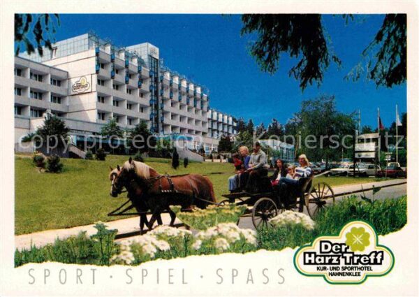 Goslar Hahnenklee Harz-Treff Kurhotel Pferdeku