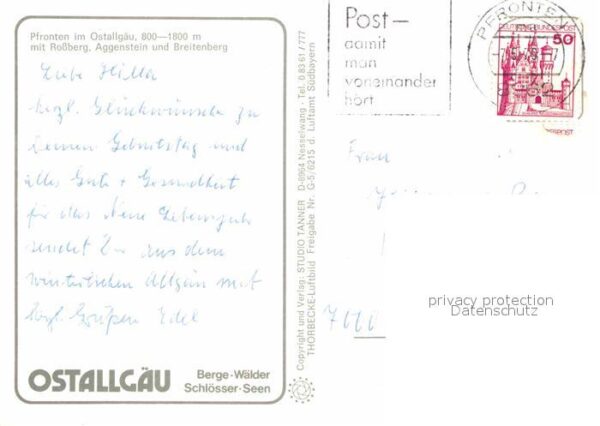 Pfronten Fliegeraufnahme mit Roßberg Aggenstein – Bild 2