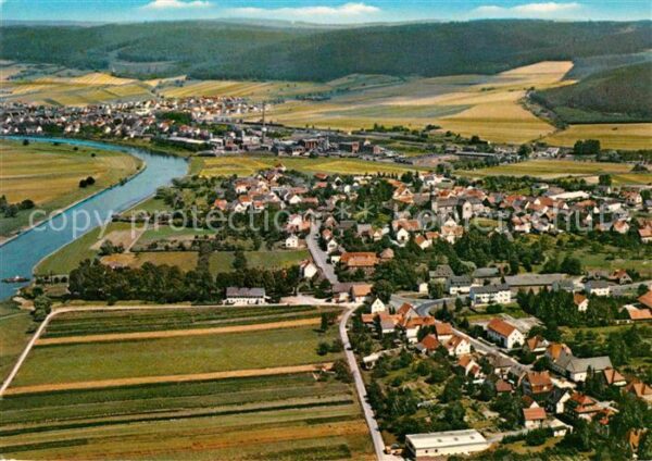 Lippoldsberg Fliegeraufnahme Weserbergland