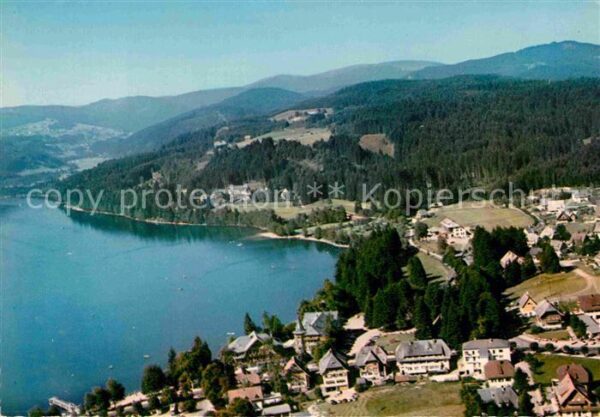 Titisee-Neustadt Fliegeraufnahme mit Feldberg