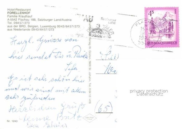 Flachau Forellenhof Hotel Restaurant Schwimmbad – Bild 2