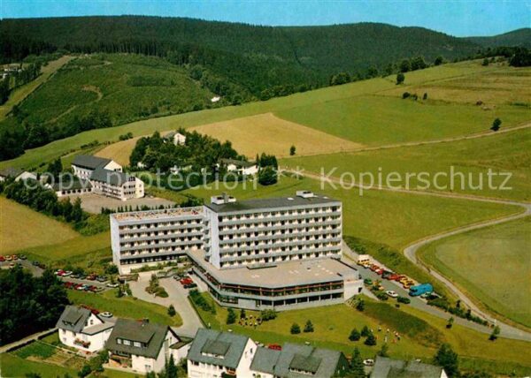 Willingen Sauerland Fliegeraufnahme Hochsauerlandklinik Wil