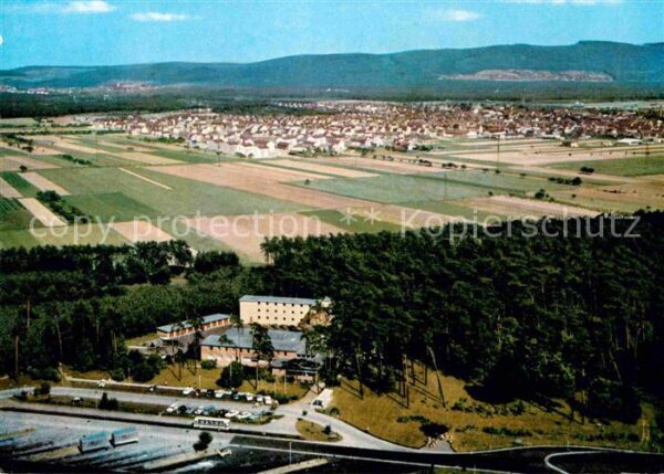 Pfungstadt Fliegeraufnahme Autobahn-Hotel Restaura