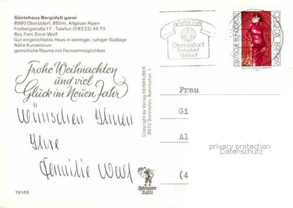 Oberstdorf Gästehaus Bergidyll – Bild 2