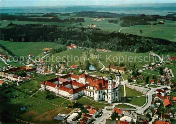 Ottobeuren Fliegeraufnahme Basilika Benediktinerab
