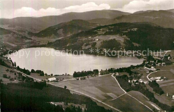 Titisee mit Feldberg Schwarzwald Fliegeraufnahm