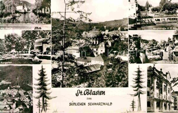 St Blasien Partie an der Alb Basilika Sanatorium K