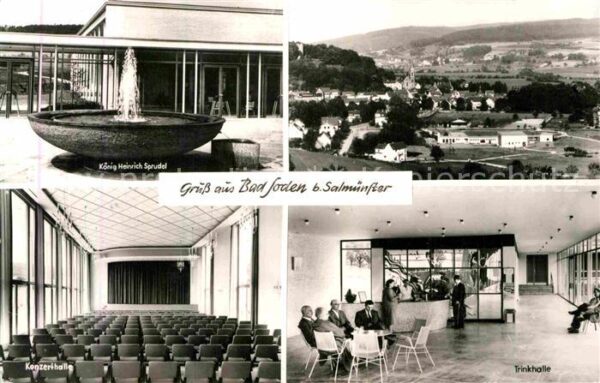 Bad Soden-Salmuenster König Heinrich Sprudel Konzerthalle Tri
