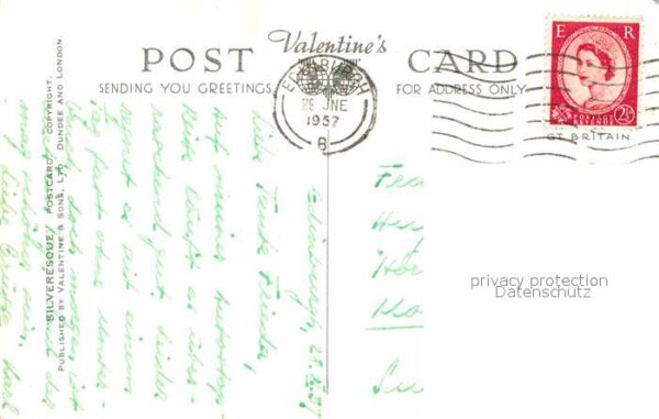 Edinburgh Scotland Princes Street East End Valentines Post – Bild 2