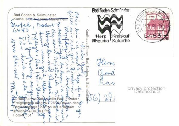 Bad Soden-Salmuenster Kurhaus Fliegeraufnahme – Bild 2