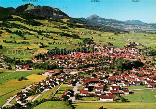 Nesselwang Luftkurort Allgäuer Alpen Fliegeraufnah