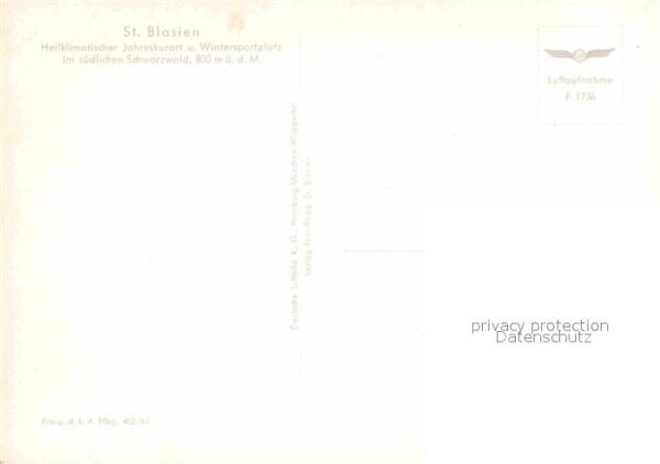 St Blasien Heilklimatischer Kurort Wintersportplat – Bild 2