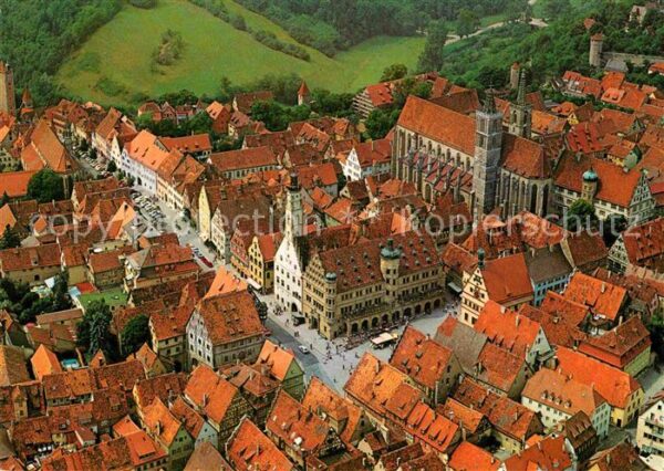 Rothenburg Tauber Historischer Stadtkern Rathaus St Jakob