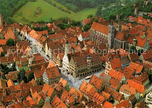 Rothenburg Tauber Historischer Stadtkern Rathaus St Jakob