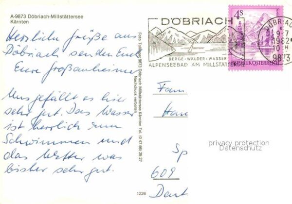Doebriach Millstaettersee Alpenpanorama Fliegeraufnahme – Bild 2