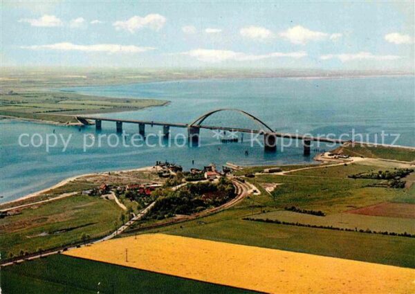 Fehmarn Fehmarnsundbrücke Vogelfluglinie Deutsc