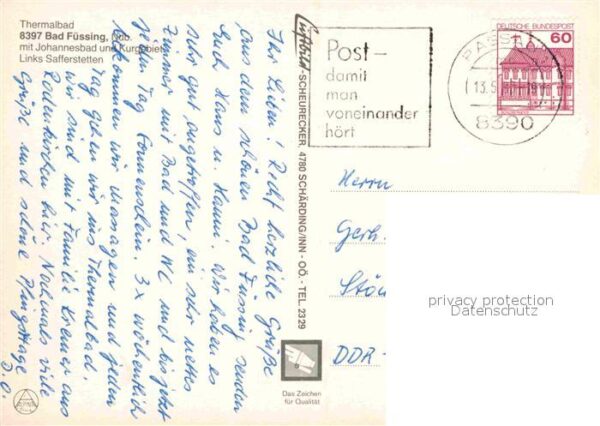 Bad Fuessing Thermalbad Johannesbad Kurgebiet Saffer – Bild 2