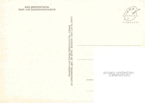 Bad Mergentheim Hoch und Deutschmeisterschloss Fliegera – Bild 2