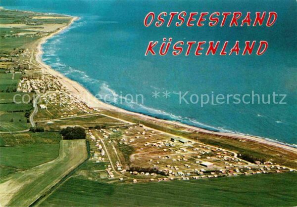 Froerup Ostseestrand Küstenland Fliegeraufnahme