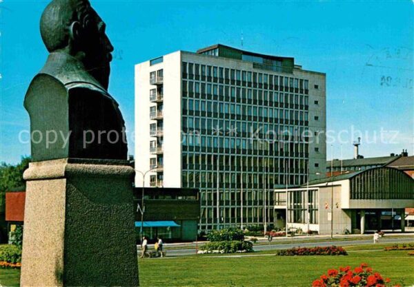 Lulea Stadshuset Rathaus Denkmal Büste