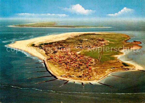 Baltrum Nordseebad Fliegeraufnahme