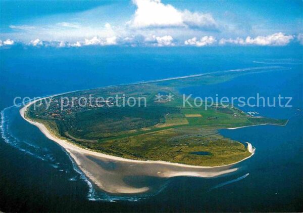 Langeoog Nordseebad Nordseeinsel Fliegeraufnahme