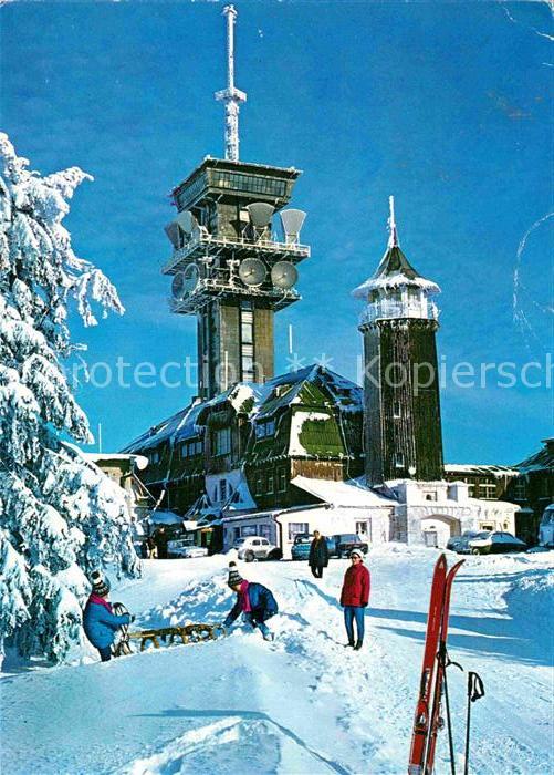 Krusne Hory Hotel Klinovec Wintersportplatz