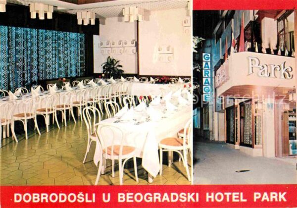 Beograd Belgrad Hotel Park Restaurant Festtafel
