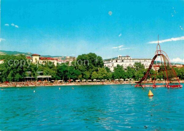 Crikvenica Kroatien Hotel Miramare Badestrand