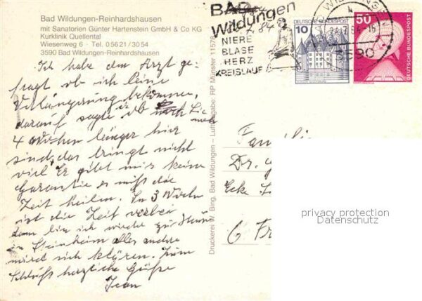 Reinhardshausen mit Sanatorien und Kurklinik Fliegerauf – Bild 2